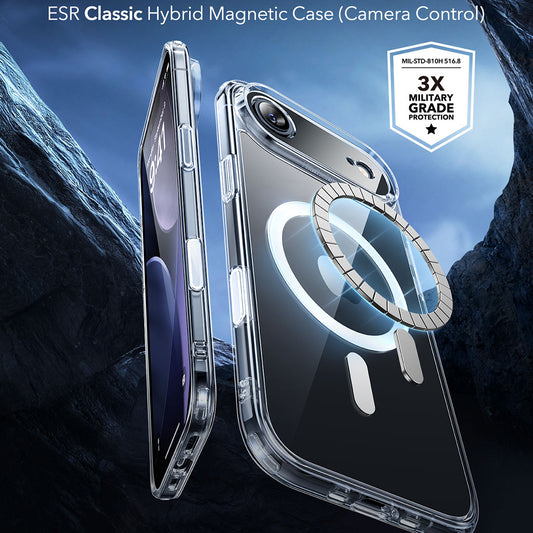 MagSafe Hülle für Apple iPhone 17 Air, ESR, Classic Hybrid, Transparent