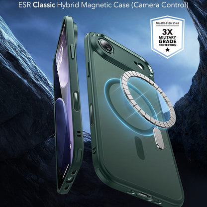 MagSafe Hülle für Apple iPhone 17 Air, ESR, Classic Hybrid, Satin Grün