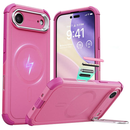 MagSafe Hülle für Apple iPhone 17 Air, ESR, Cyber Armor Kickstand, Rosa