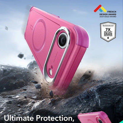MagSafe Hülle für Apple iPhone 17 Air, ESR, Cyber Armor Kickstand, Rosa