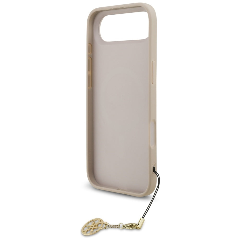 MagSafe Case for Apple iPhone 17 Air, Guess, 4G Charm Cradle, Pink