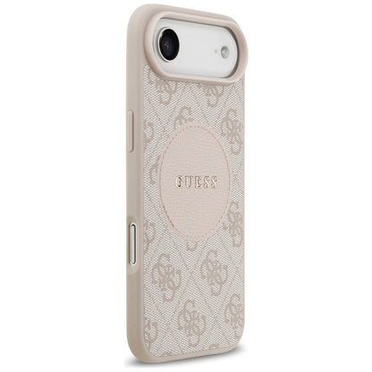 MagSafe Case for Apple iPhone 17 Air, Guess, 4G Circle Classic Logo, Pink