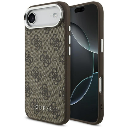 MagSafe Case for Apple iPhone 17 Air, Guess, 4G Classic Logo, Brown