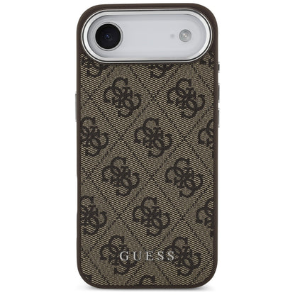MagSafe Case for Apple iPhone 17 Air, Guess, 4G Classic Logo, Brown