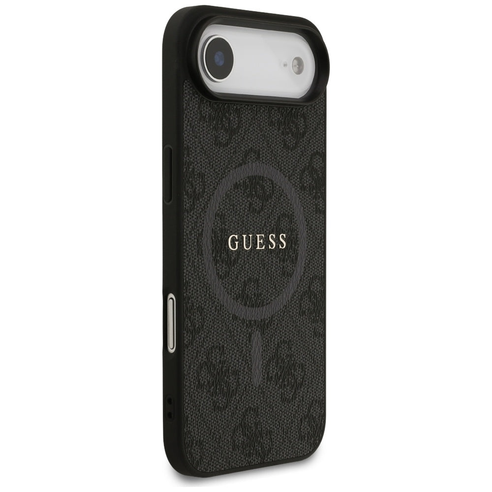 MagSafe Hülle für Apple iPhone 17 Air, Guess, 4G Ring Classic Logo, Schwarz