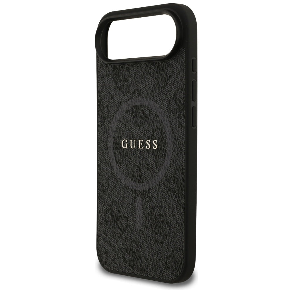 MagSafe Hülle für Apple iPhone 17 Air, Guess, 4G Ring Classic Logo, Schwarz
