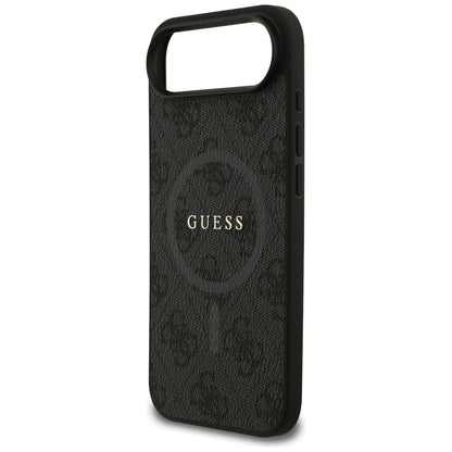 MagSafe Hülle für Apple iPhone 17 Air, Guess, 4G Ring Classic Logo, Schwarz