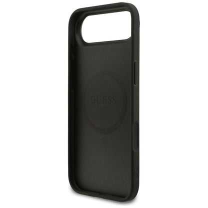 MagSafe Hülle für Apple iPhone 17 Air, Guess, 4G Ring Classic Logo, Schwarz