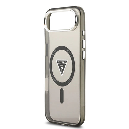 MagSafe Case for Apple iPhone 17 Air, Guess, IML Gradient Triangle Logo, Black