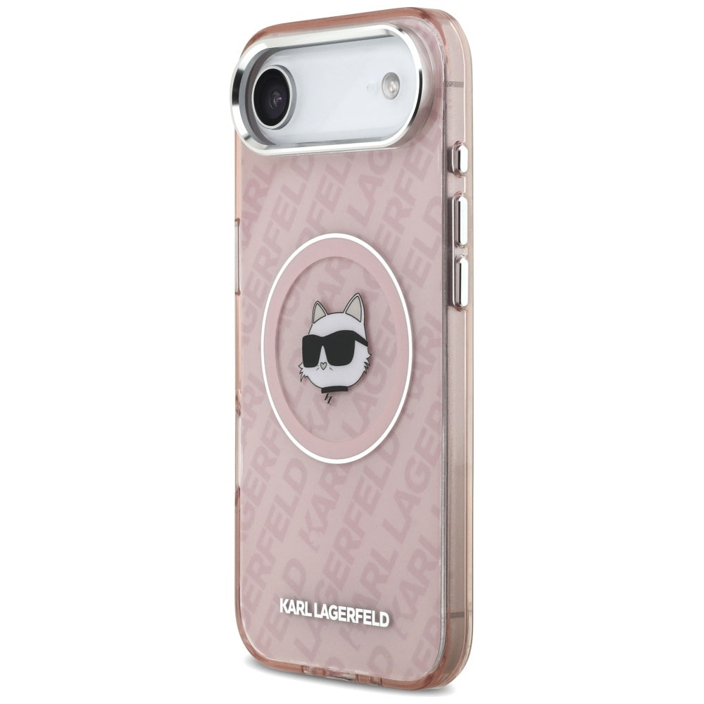 MagSafe Hülle für Apple iPhone 17 Air, Karl Lagerfeld, IML Choupette's Head, Rosa