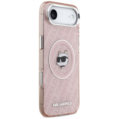 MagSafe Hülle für Apple iPhone 17 Air, Karl Lagerfeld, IML Choupette's Head, Rosa