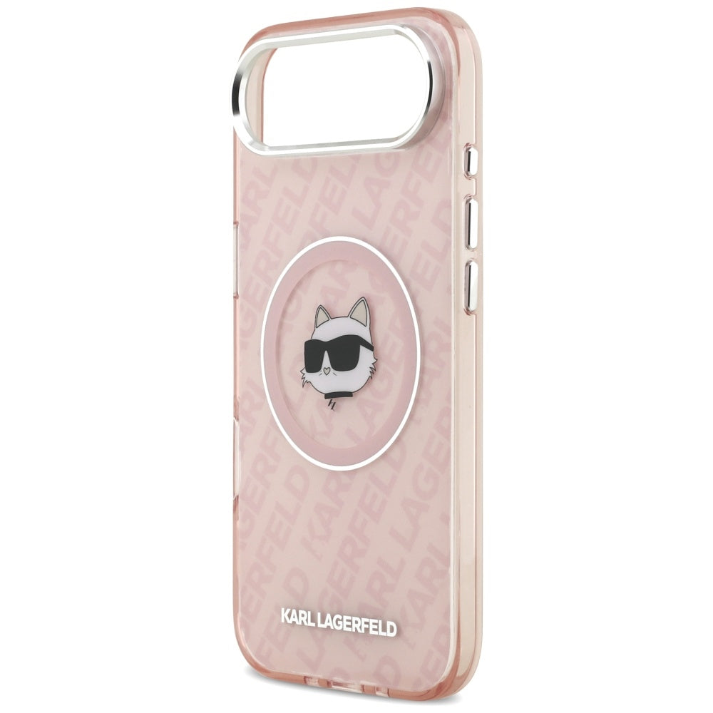 MagSafe Hülle für Apple iPhone 17 Air, Karl Lagerfeld, IML Choupette's Head, Rosa