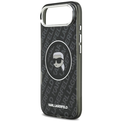 MagSafe Hülle für Apple iPhone 17 Air, Karl Lagerfeld, IML Karl`s Head, Schwarz