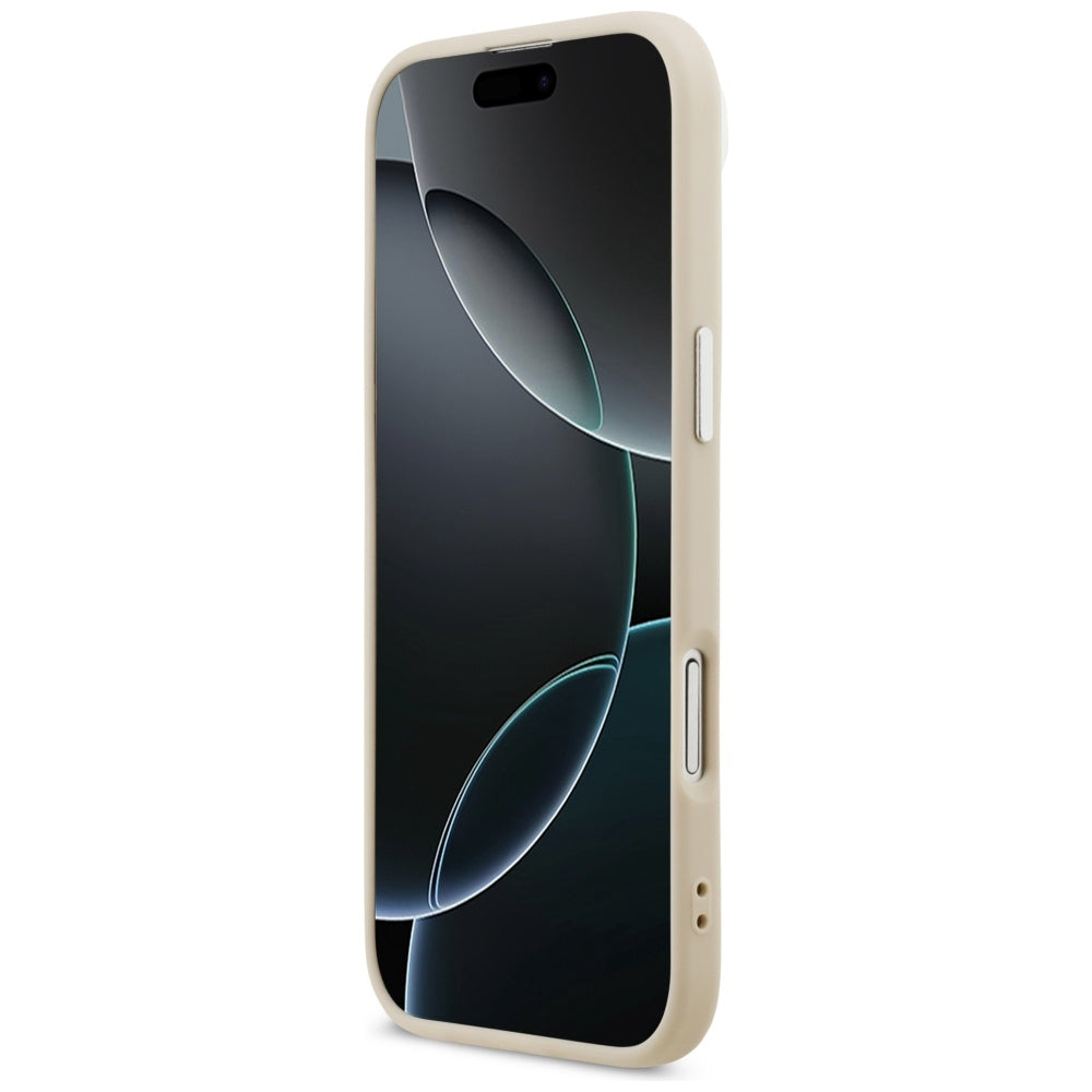 MagSafe Hülle für Apple iPhone 17 Air, Karl Lagerfeld, Karl & Choupette Pins, Beige