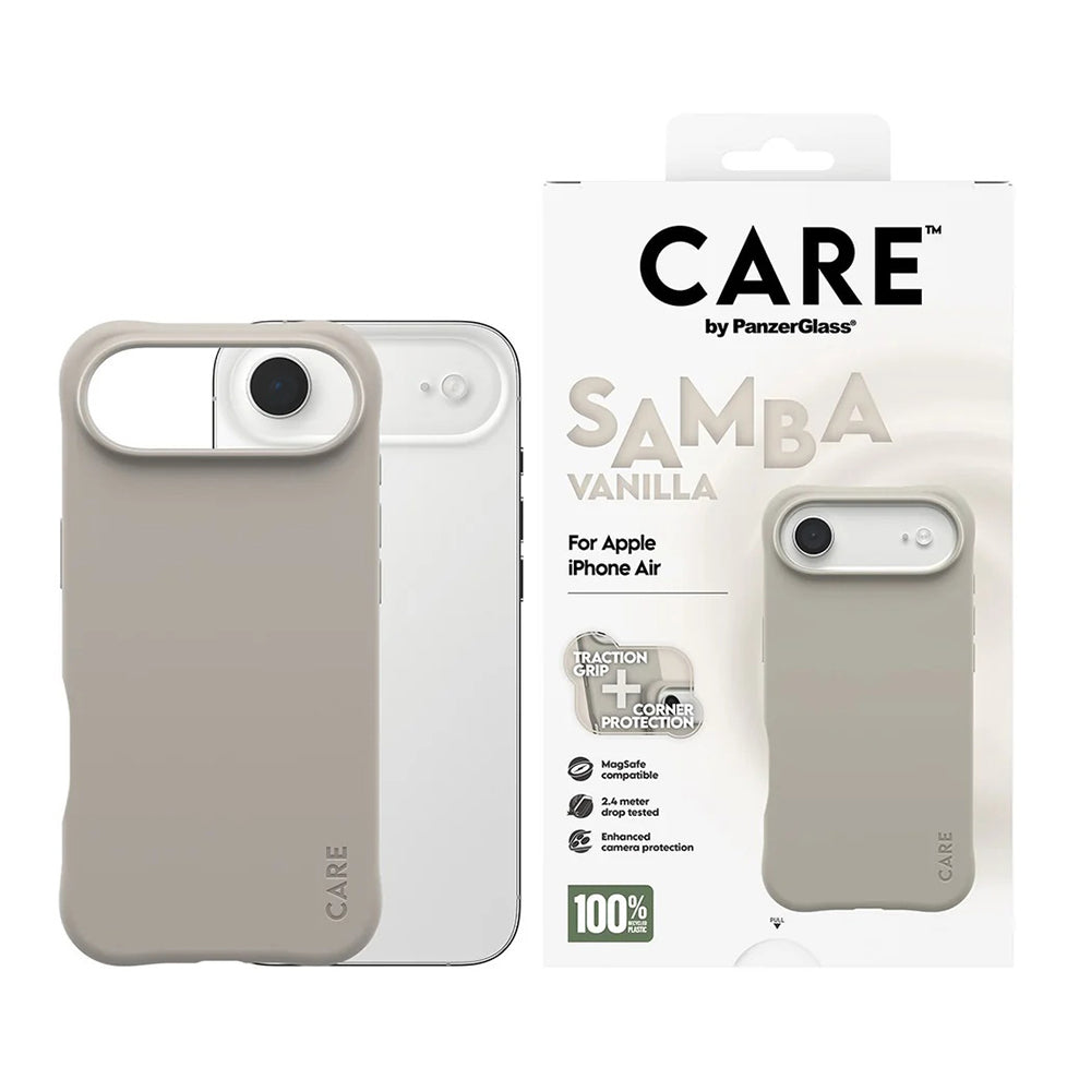 MagSafe Hülle für Apple iPhone 17 Air, PanzerGlass, modisch, Beige