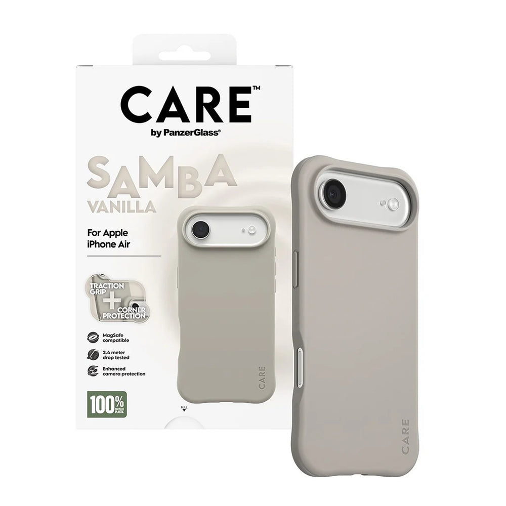 MagSafe Hülle für Apple iPhone 17 Air, PanzerGlass, modisch, Beige