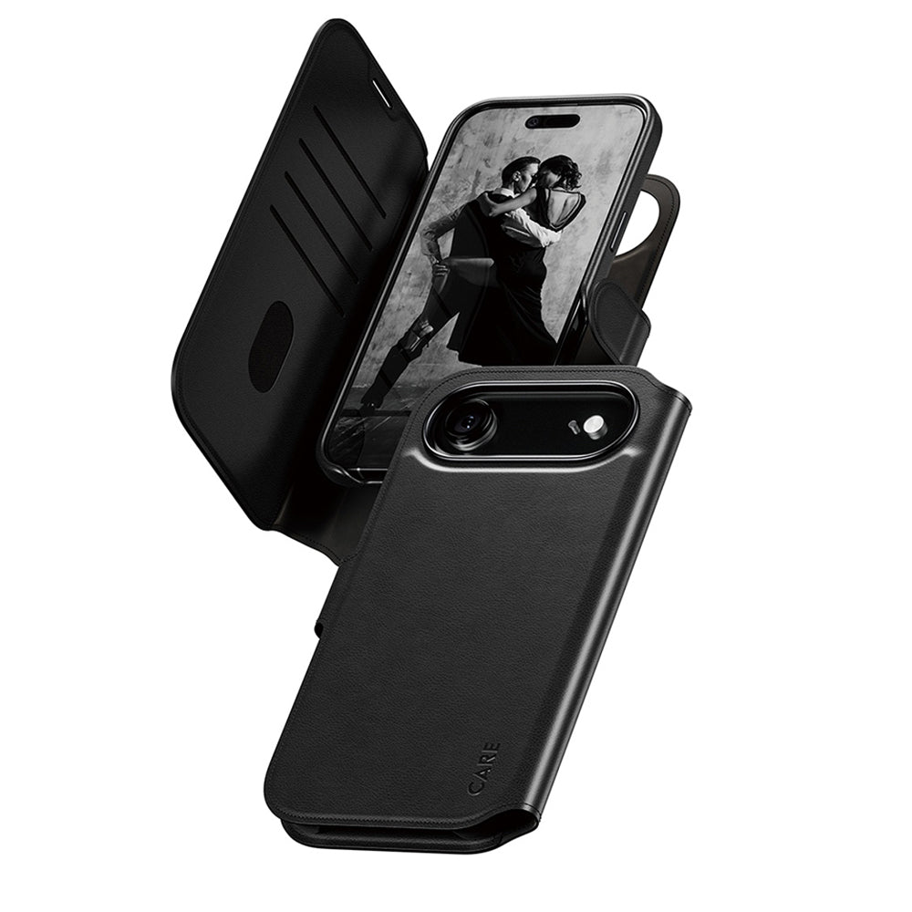 MagSafe Case for Apple iPhone 17 Air, PanzerGlass, Care Feature Tango Two-in-One, Black