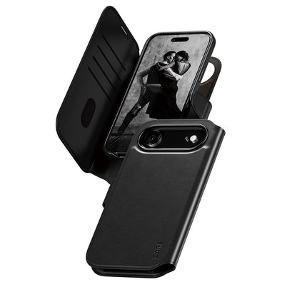 MagSafe Case for Apple iPhone 17 Air, PanzerGlass, Care Feature Tango Two-in-One, Black