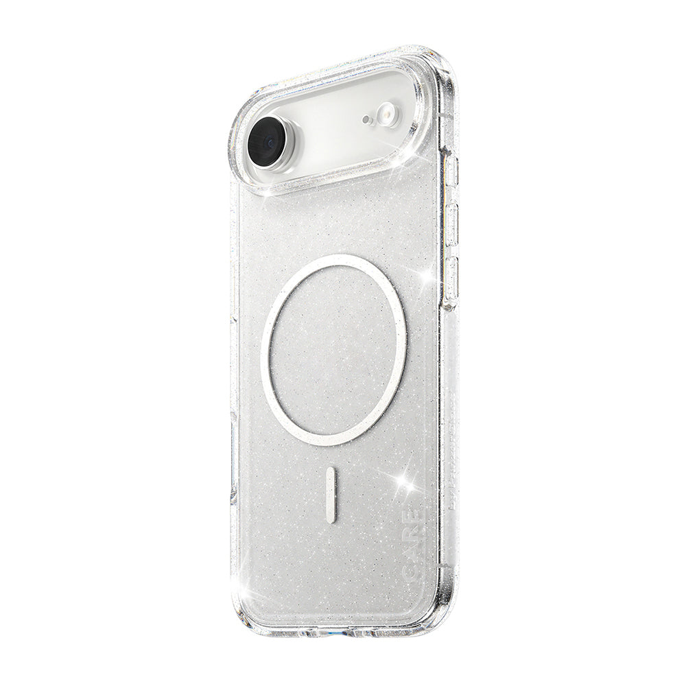 MagSafe Case for Apple iPhone 17 Air, PanzerGlass, Urban Explorer Star Lit, White Transparent