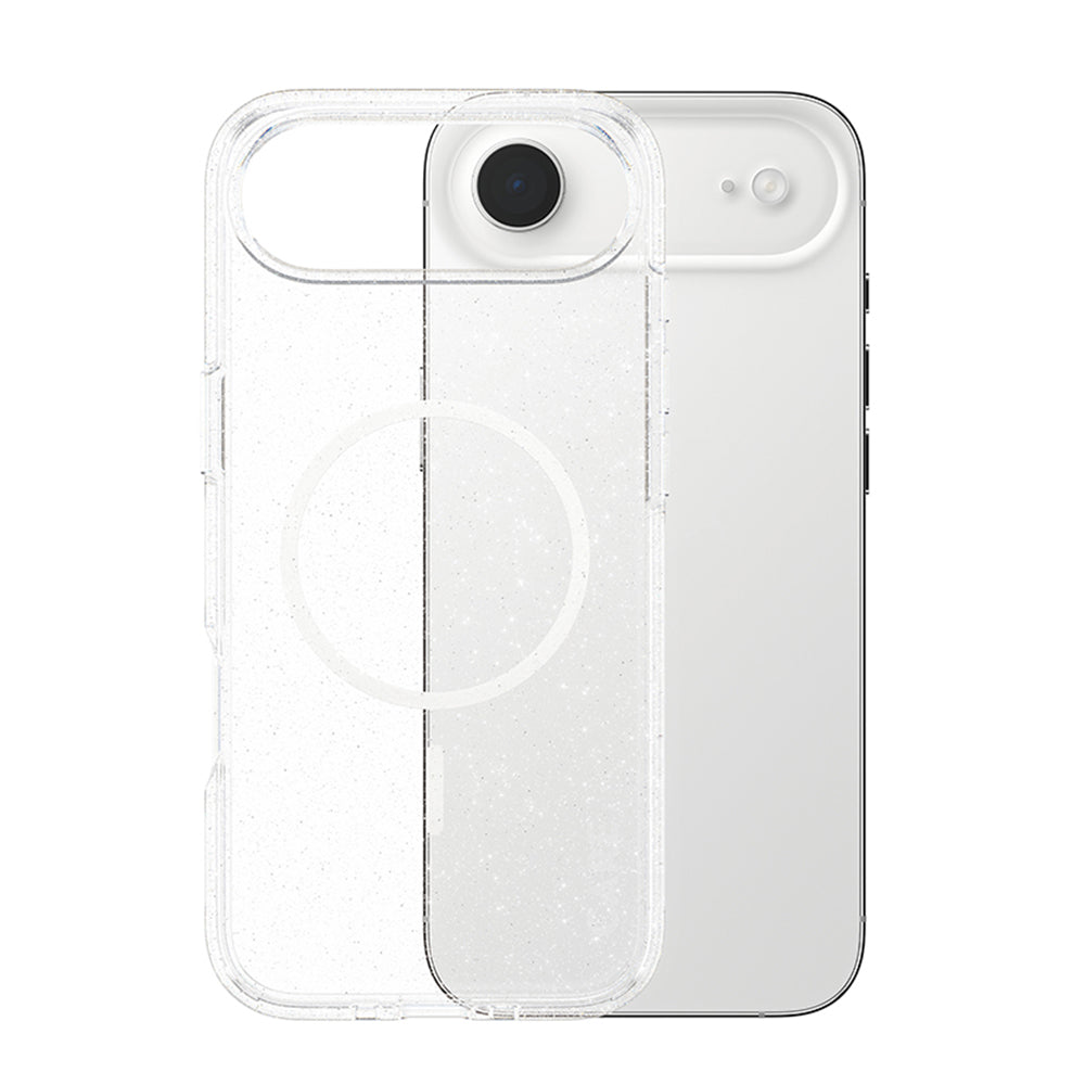 MagSafe Case for Apple iPhone 17 Air, PanzerGlass, Urban Explorer Star Lit, White Transparent