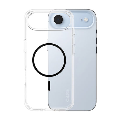 MagSafe Hülle für Apple iPhone 17 Air, PanzerGlass, Care Urban Explorer, Transparent Schwarz