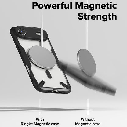 MagSafe Hülle für Apple iPhone 17 Air, Ringke, Fusion X, Schwarz