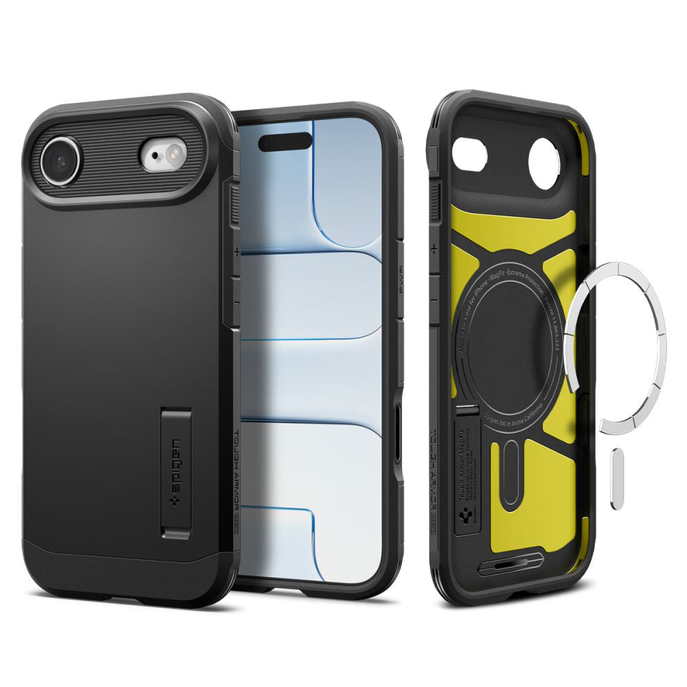 MagSafe Hülle für Apple iPhone 17 Air, Spigen, Tough Armor T, Schwarz