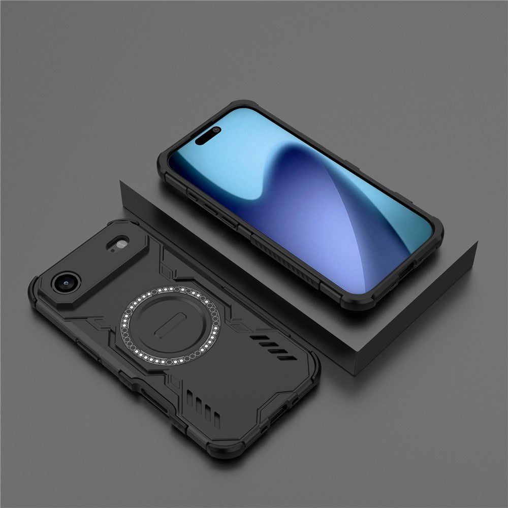 MagSafe Case for Apple iPhone 17 Air, Techsuit, ArmorMag, Black