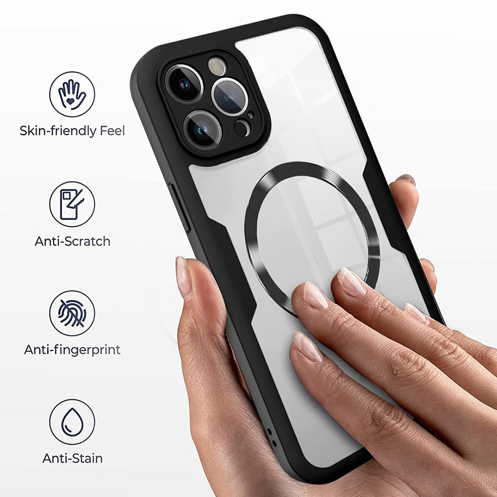 MagSafe Case for Apple iPhone 17 Air, Techsuit, ColorVerse 360, Black