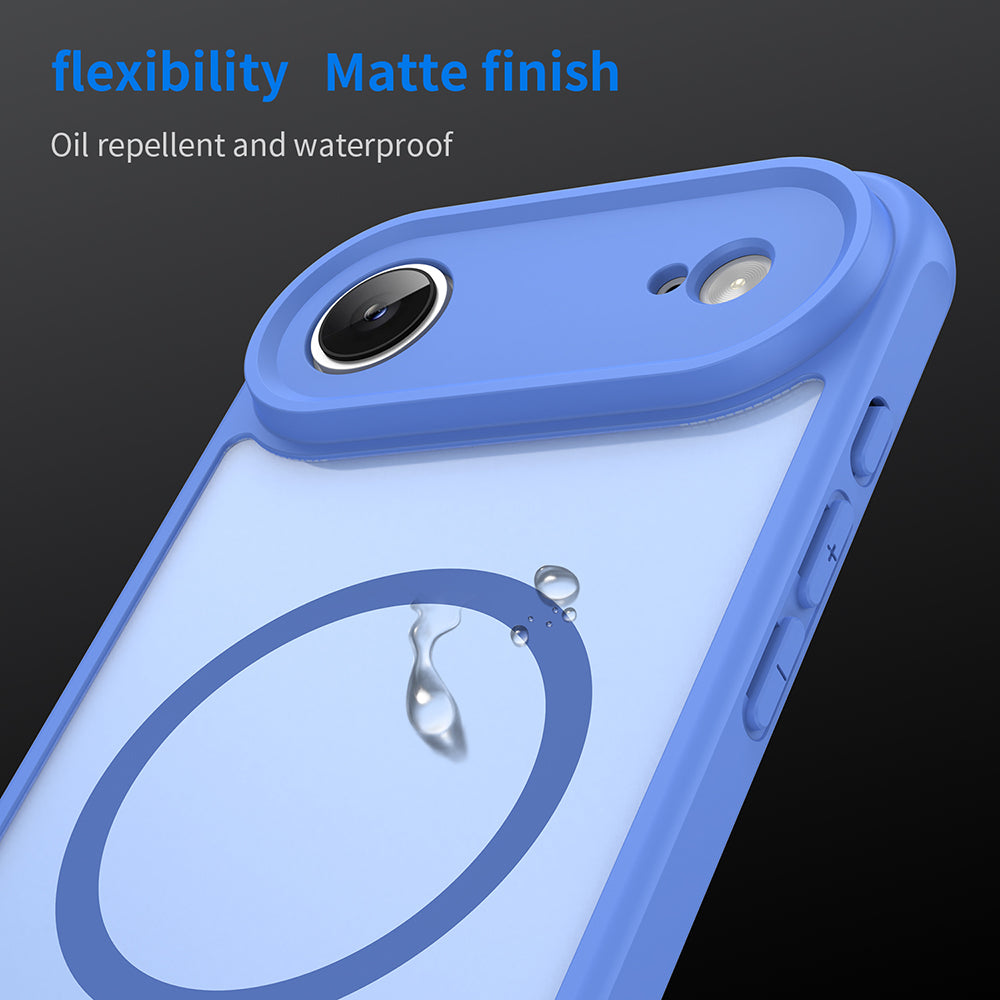 MagSafe Case for Apple iPhone 17 Air, Techsuit, HaloFrost II, Blue