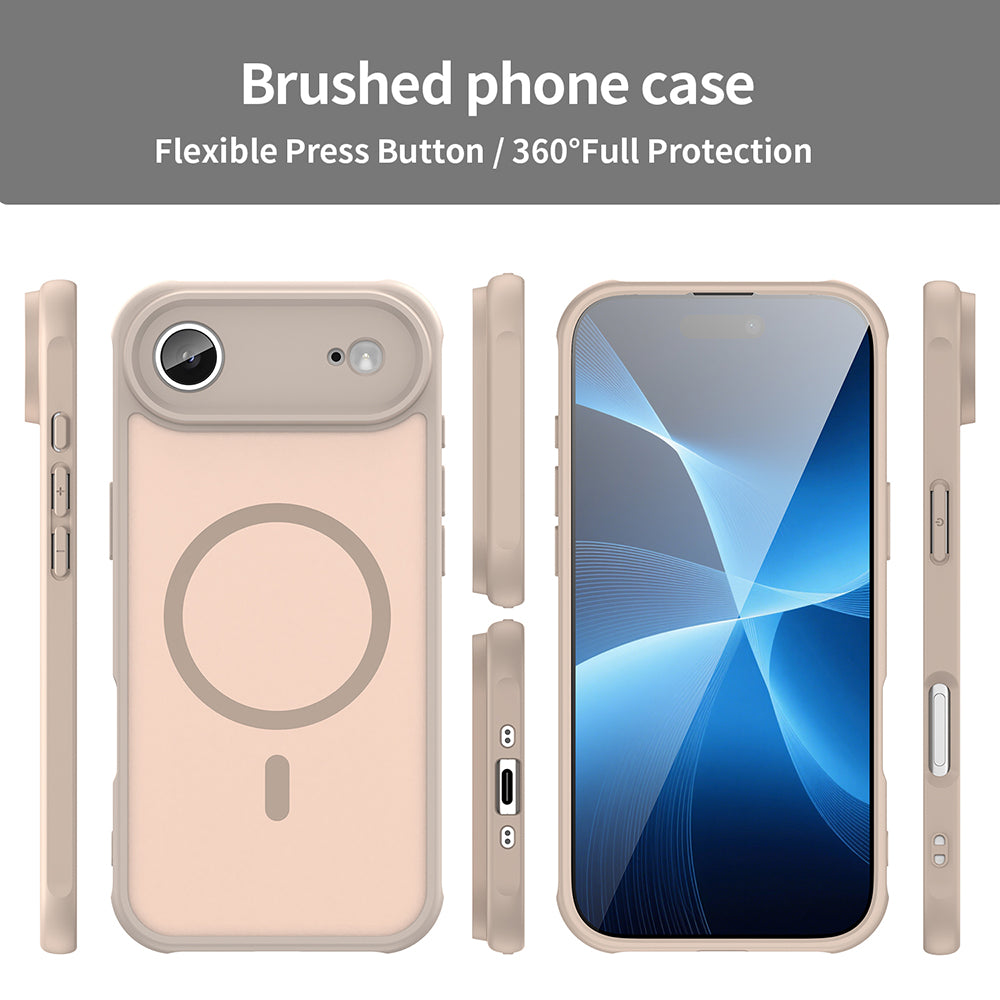 MagSafe Case for Apple iPhone 17 Air, Techsuit, HaloFrost II, Gold