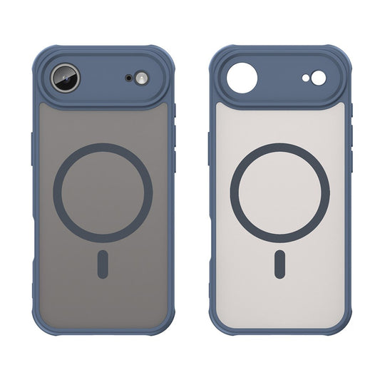 MagSafe Case for Apple iPhone 17 Air, Techsuit, HaloFrost II, Navy Blue