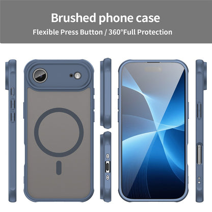 MagSafe Case for Apple iPhone 17 Air, Techsuit, HaloFrost II, Navy Blue