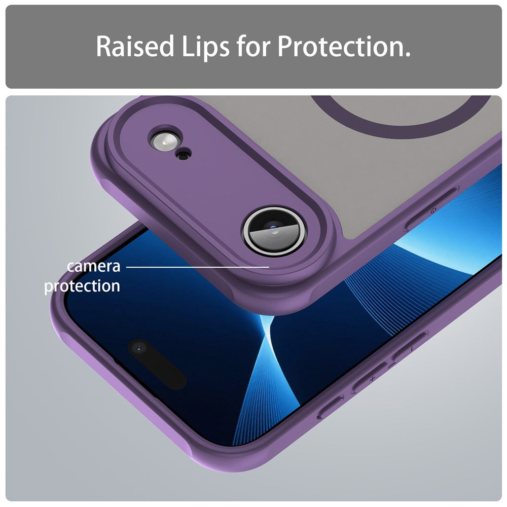 MagSafe Case for Apple iPhone 17 Air, Techsuit, HaloFrost II, Purple