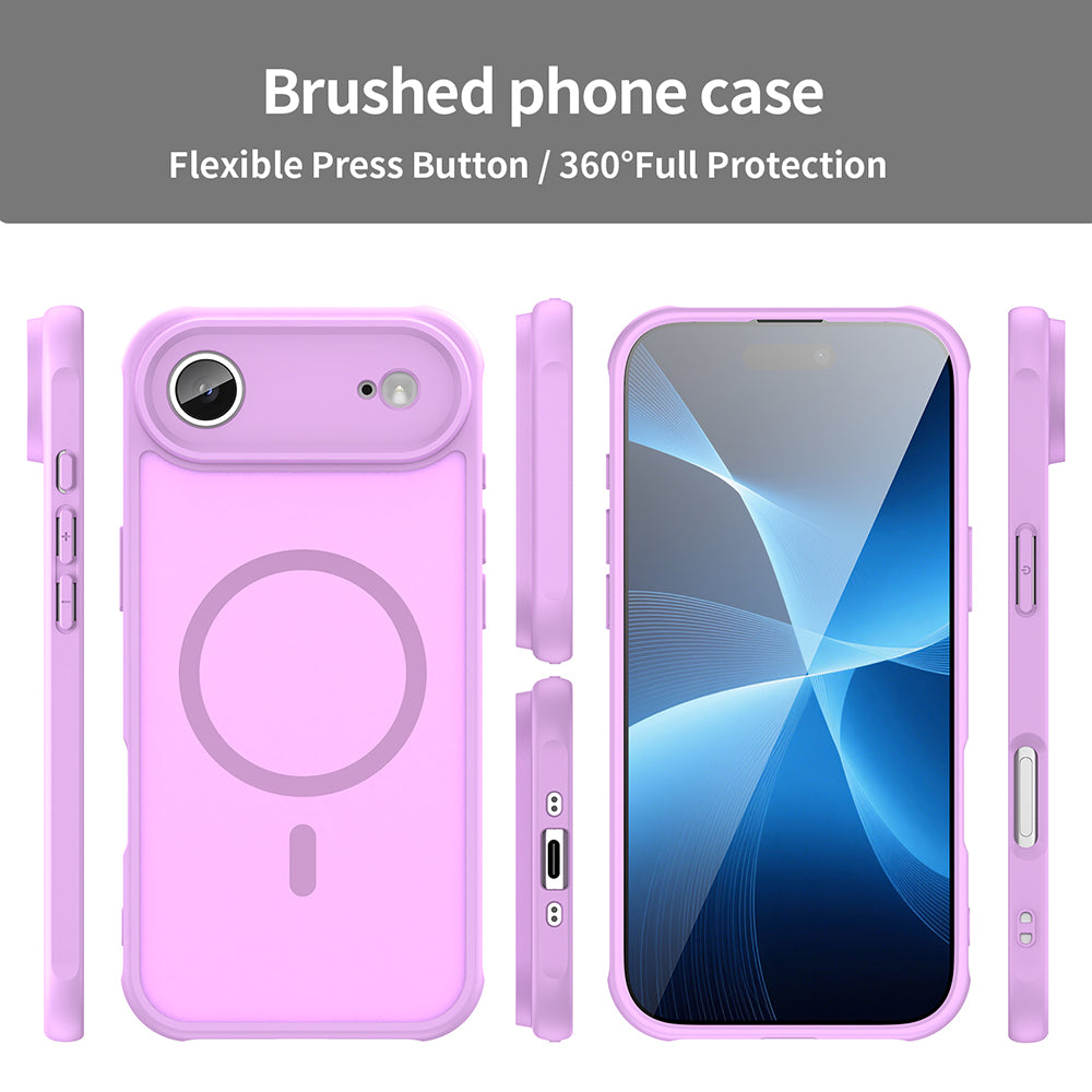 MagSafe Case for Apple iPhone 17 Air, Techsuit, HaloFrost II, Pink