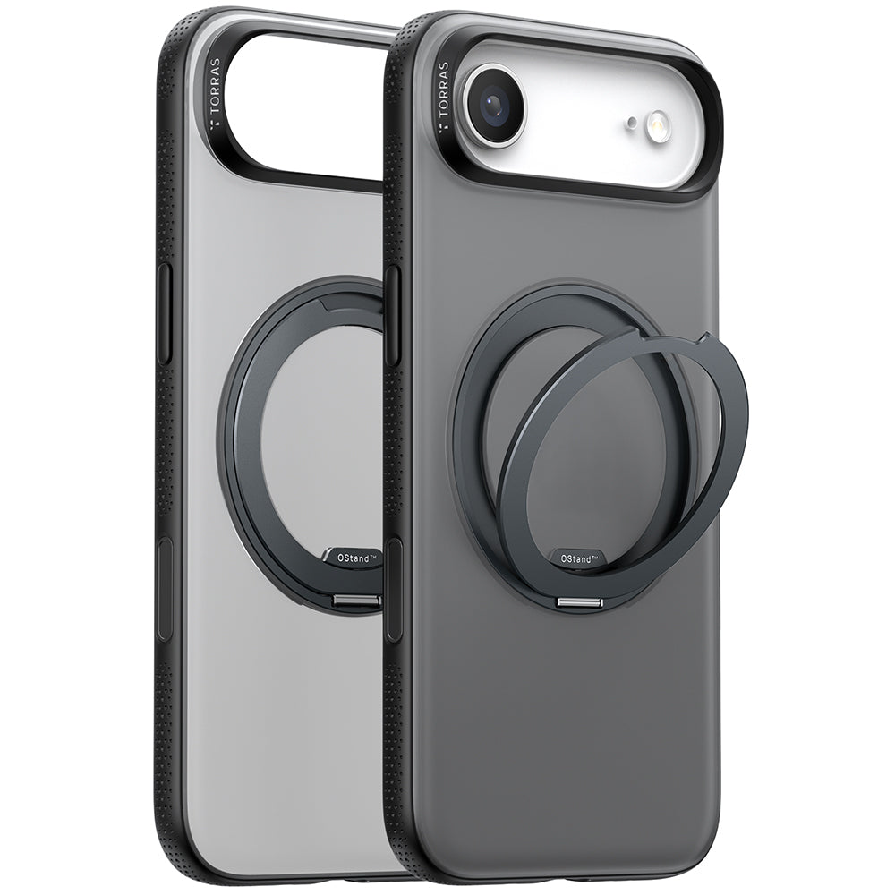 MagSafe Hülle für Apple iPhone 17 Air, Torras, Ostand R Fitness, Schwarz