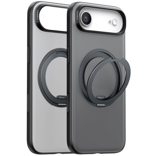 MagSafe Hülle für Apple iPhone 17 Air, Torras, Ostand R Fitness, Schwarz