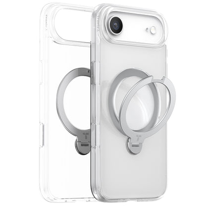 MagSafe Hülle für Apple iPhone 17 Air, Torras, Ostand Spin, Transparent