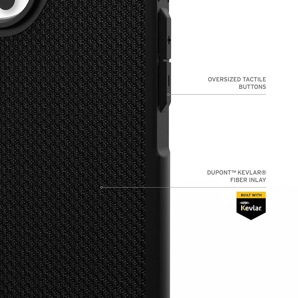 MagSafe Case for Apple iPhone 17 Air, Urban Armor Gear, Metropolis LT Kevlar, Black