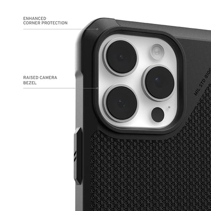 MagSafe Case for Apple iPhone 17 Air, Urban Armor Gear, Metropolis LT Kevlar, Black