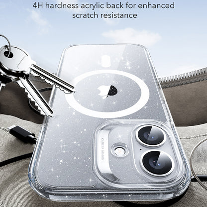 MagSafe Hülle für Apple iPhone 17, ESR, Classic Hybrid Shimmer, Transparent