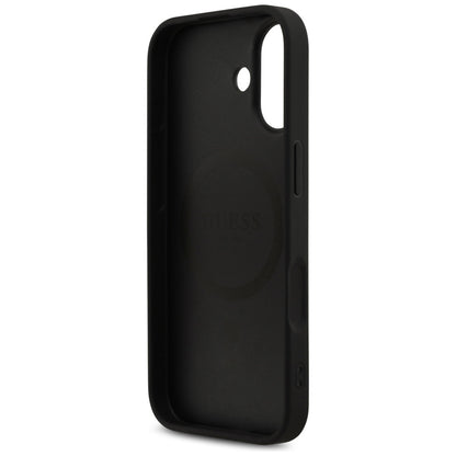MagSafe Case for Apple iPhone 17, Guess, 4G Printed Stripes, Black