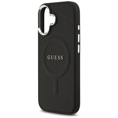 MagSafe Hülle für Apple iPhone 17, Guess, Classic Logo, Schwarz