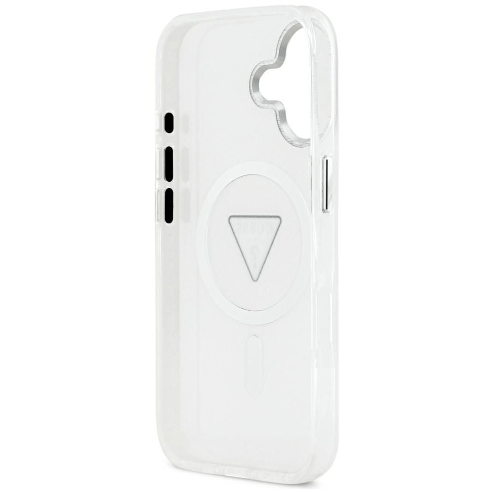 MagSafe Hülle für Apple iPhone 17, Guess, IML Gradient Triangle Logo, Transparent