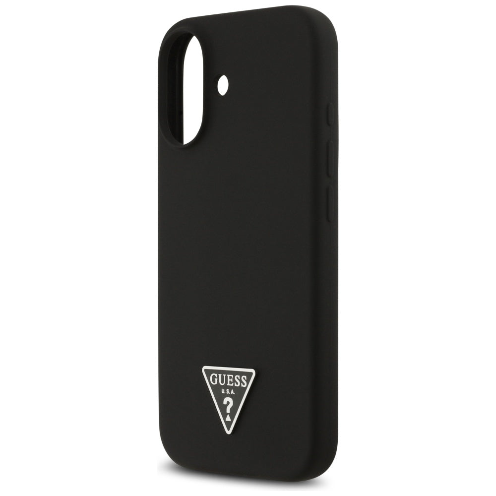 MagSafe Hülle für Apple iPhone 17, Guess, Triangle Logo, Schwarz