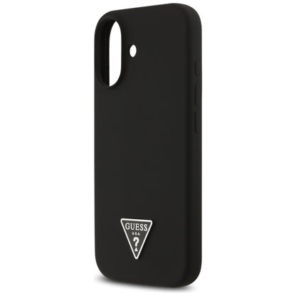 MagSafe Hülle für Apple iPhone 17, Guess, Triangle Logo, Schwarz