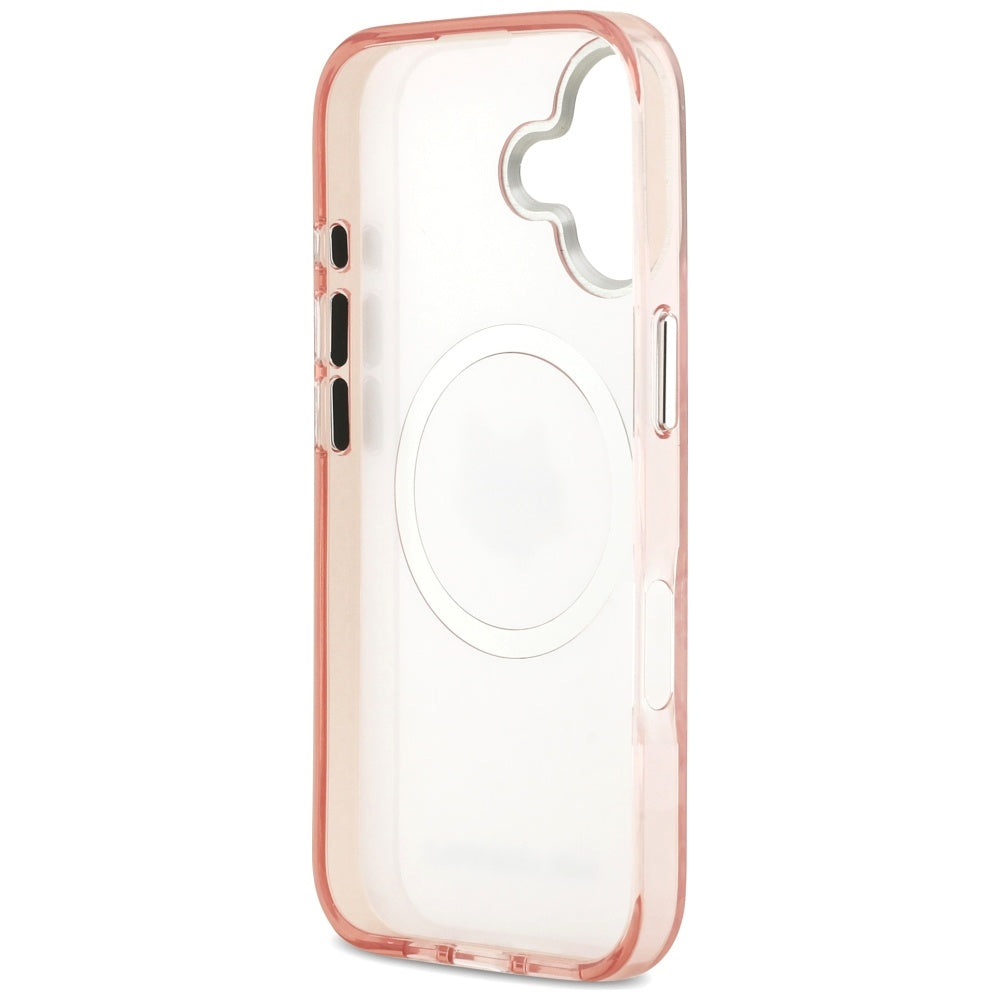 MagSafe Hülle für Apple iPhone 17, Karl Lagerfeld, IML Choupette's Head, Rosa