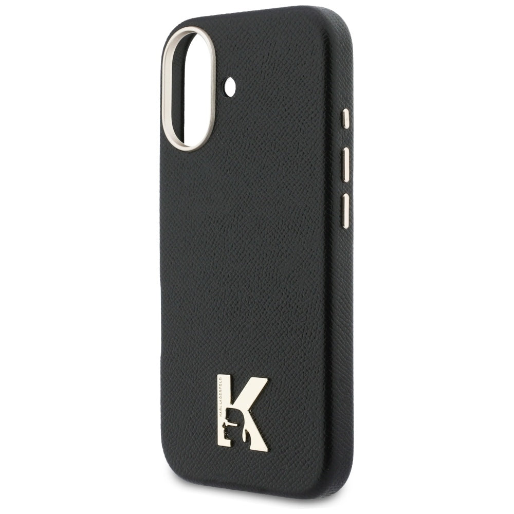 MagSafe Hülle für Apple iPhone 17, Karl Lagerfeld, Karl Head Logo, Schwarz