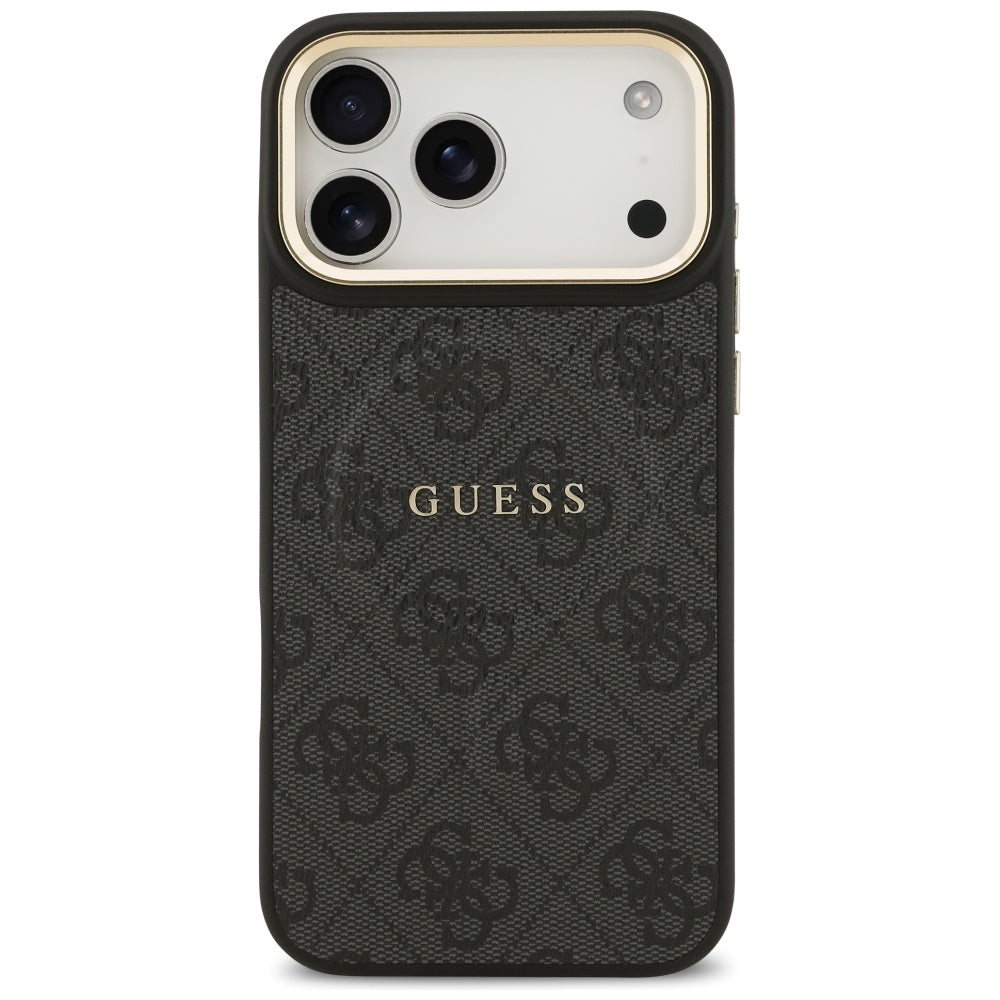 MagSafe Case for Apple iPhone 17 Pro, Guess, 4G Classic, Black