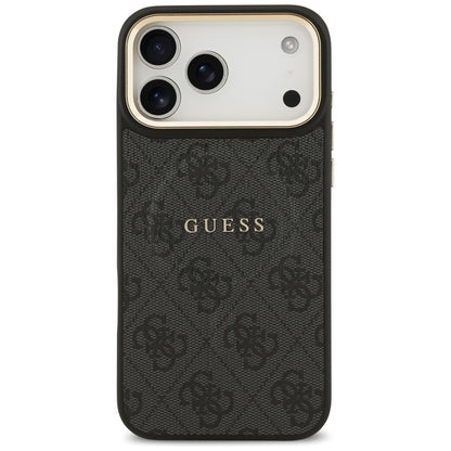 MagSafe Case for Apple iPhone 17 Pro, Guess, 4G Classic, Black